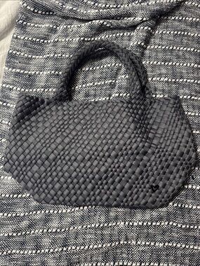 Prenelove Woven Top-Handle Tote Bag – Grey